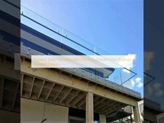 Balcon sans cadre en acier inoxydable Barrières en verre trempé