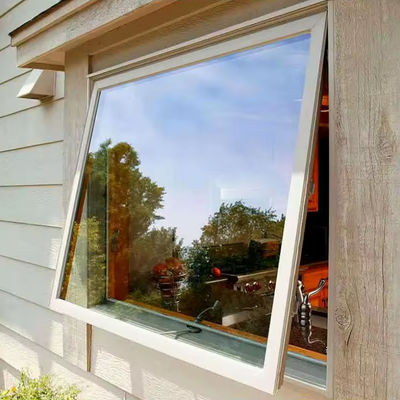 Cadre en aluminium de haute sécurité, fenêtre inclinable et tournante avec un seul rebord