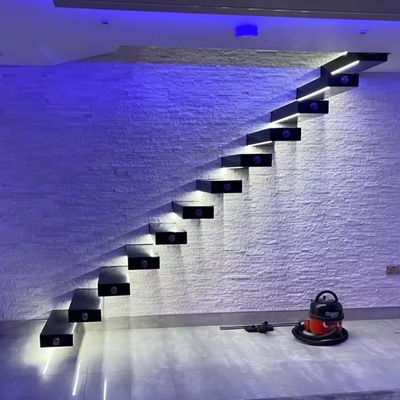 Escalier flottant de conception moderne SZG Escalier flottant en bois sur mesure