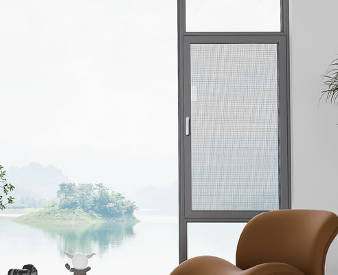 Fenêtre en aluminium durable avec verre isolant trempé et verre stratifié