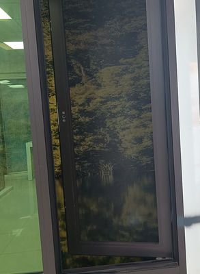 Fenêtres à bascule en aluminium anodisé finition ouverte vers l'extérieur