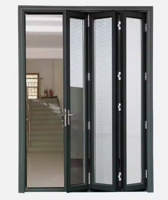 Porte pliante en aluminium écologique Porte pliante de patio