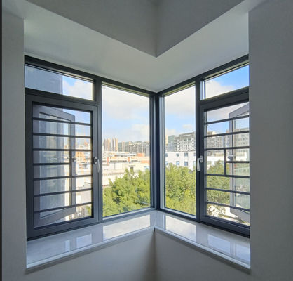 Ventilateur de fenêtre en aluminium personnalisable revêtu de poudre