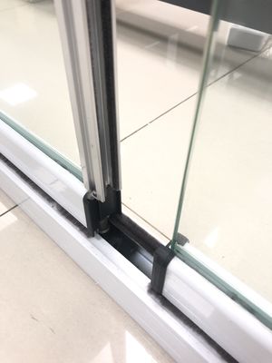 Portes pliantes en verre en aluminium pour la sécurité thermique Porte pliante pour balcon commercial