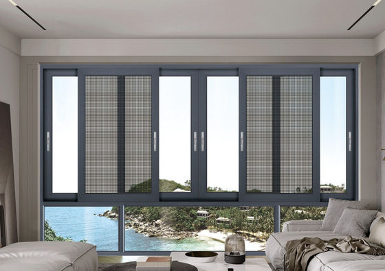 Remplacement de fenêtre coulissante en aluminium personnalisable par une fenêtre laminée trempée