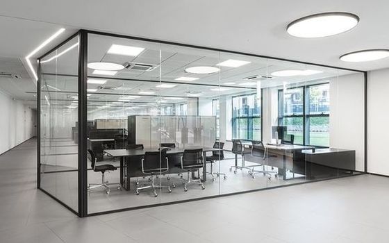 Parement en verre de conception moderne Parement en verre commercial insonorisé