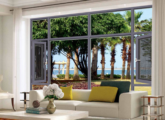 Fenêtres en aluminium résistantes aux intempéries et à l' inclinaison