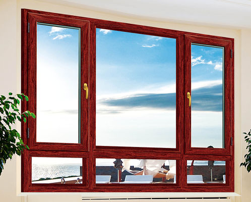 Des fenêtres en aluminium à inclinaison robuste avec des profils isolants et une résistance à la corrosion