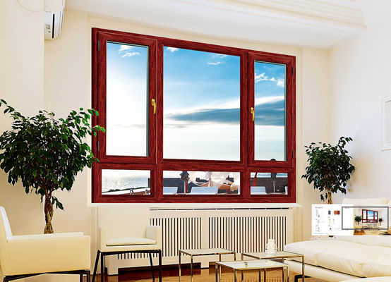 Des fenêtres en aluminium à inclinaison robuste avec des profils isolants et une résistance à la corrosion