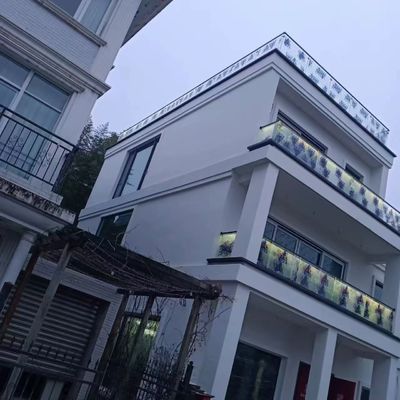 Balustrade en verre sans cadre de 10 mm d'épaisseur