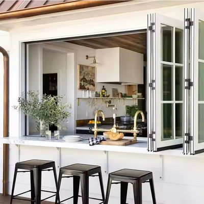 Fenêtres en verre trempé en acier/aluminium avec installation facile et traitement de surface personnalisable