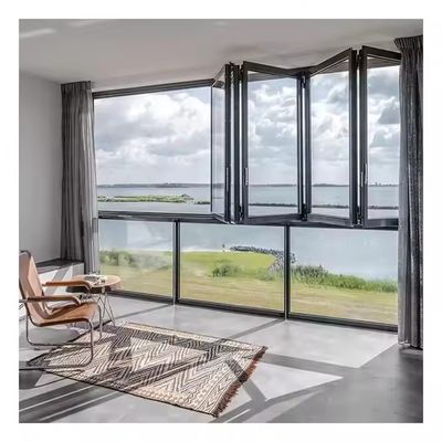 Fenêtres en verre trempé en acier/aluminium avec installation facile et traitement de surface personnalisable