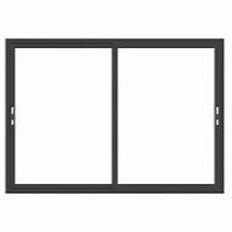 Fenêtres en aluminium à rupture thermique avec matériel en acier inoxydable pour la construction