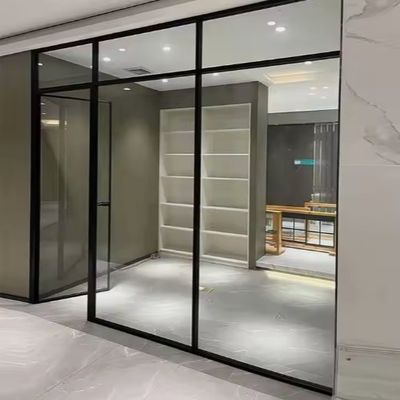 Couche en poudre pour porte de bureau en verre intérieur