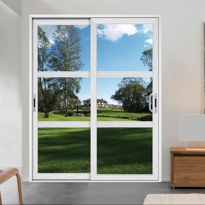 Performance ferme porte coulissante en verre durable pour une longue durée de vie de 50 ans