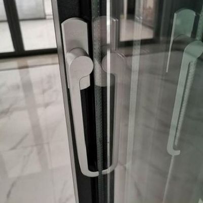 Tailles personnalisées Portes extérieures en aluminium bipliées Isolation thermique multi-panels durable