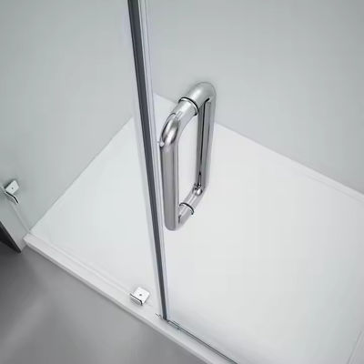Porte coulissante de douche imperméable et isolée en acier inoxydable