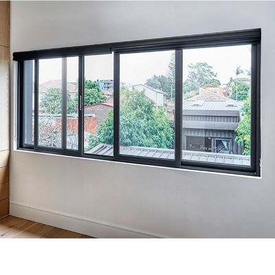 Fenêtre coulissante en aluminium horizontal de haute performance avec garantie de plus de 5 ans
