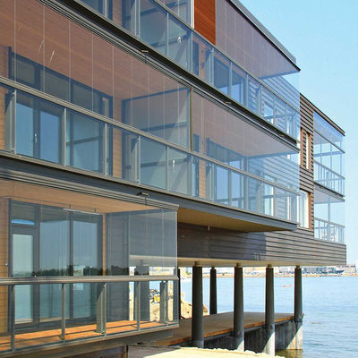 Barrière de verre personnalisable avec garantie de cinq ans et verre laminé trempé