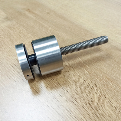 Système de garde-corps en verre avec entretoises réglables en acier inoxydable 304/316, diamètre 30 mm/42,4 mm, pour verre de 8-12 mm