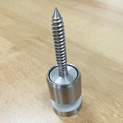 Système de garde-corps en verre avec entretoises réglables en acier inoxydable 304/316, diamètre 30 mm/42,4 mm, pour verre de 8-12 mm