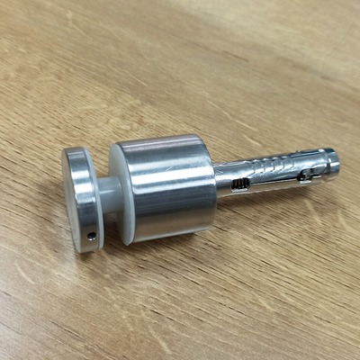 Système de garde-corps en verre avec entretoises réglables en acier inoxydable 304/316, diamètre 30 mm/42,4 mm, pour verre de 8-12 mm