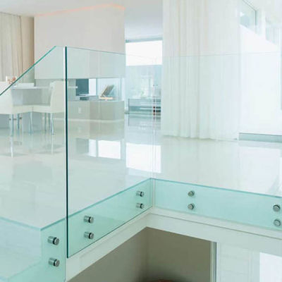 Réglable en acier inoxydable sans cadre, monture murale, garde-corps en verre, épingle de fixation