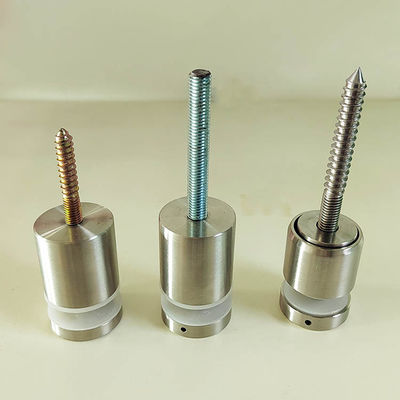 Réglable en acier inoxydable sans cadre, monture murale, garde-corps en verre, épingle de fixation