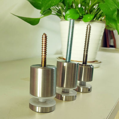 Réglable en acier inoxydable sans cadre, monture murale, garde-corps en verre, épingle de fixation