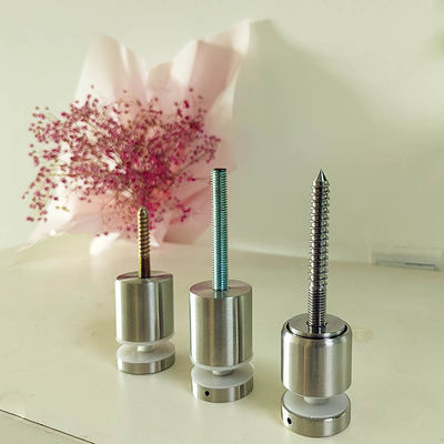 Réglable en acier inoxydable sans cadre, monture murale, garde-corps en verre, épingle de fixation