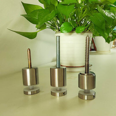 Réglable en acier inoxydable sans cadre, monture murale, garde-corps en verre, épingle de fixation