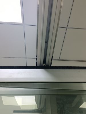 Résistant aux typhons Vitre trempé porte bipliée haute sécurité personnalisable