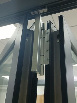 Fonctionnement en douceur Porte pliante en aluminium Porte d'accordéon en aluminium
