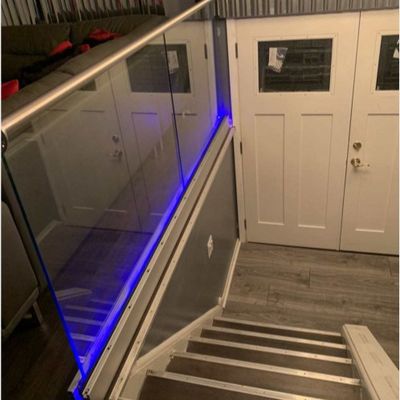 Parements en verre de système de canaux U pour patios