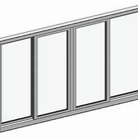 Type d'isolation Fenêtre coulissante en verre trempé à double vitrage pour les performances de résistance au vent et à la pluie