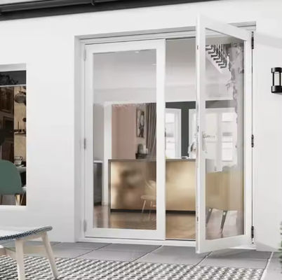 Portes en aluminium et en verre personnalisables pour les salles de bains en poudre