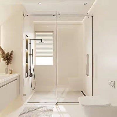 Hôtel personnalisable coulissante douche en verre trempé cabine douche enceinte porte coulissante